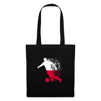 Coupe du monde de l’équipe nationale de Pologne - Sac en tissu - noir - Devant