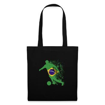 Équipe nationale du Brésil Coupe du monde - Sac en tissu - noir - Devant