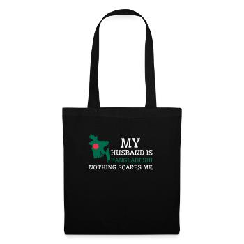 Nothing Scares Me Bangladeshi Husband Bangladesh - Tote Bag - black - Front