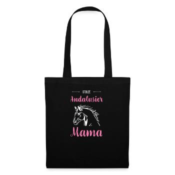 Andalusian I Pony Horse Saying Motif for Rider - Tote Bag - black - Front
