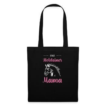 Holsteiner I Pony Horse Saying Motif for Rider - Tote Bag - black - Front