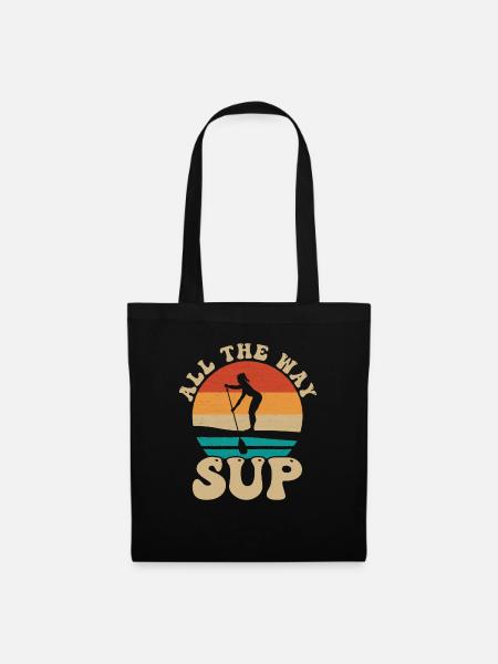 SUP Paddle Board Paddleboarding - Tote Bag - black