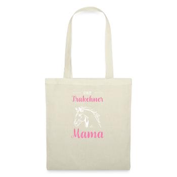 Trakehner I Pony Horse Dicton Motif pour cavalier - Sac en tissu - nature - Devant