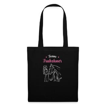 Trakehner I Pony Horse Saying Motif for Rider - Tote Bag - black - Front