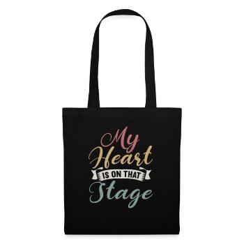 Actrice Drame Broadway Musical Theater - Sac en tissu - noir - Devant