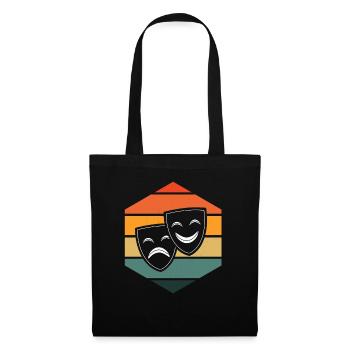 Actrice Drame Broadway Musical Theater - Sac en tissu - noir - Devant
