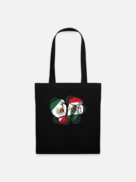 Humorístico Boxeo Mexicano Sparring Kickboxing - Bolsa de tela - negro