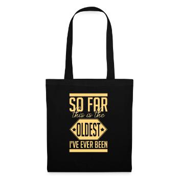 Hilarant C’est le plus vieux jamais été amusant - Sac en tissu - noir - Devant