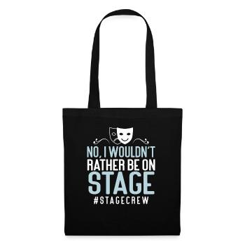 Schauspielerin Drama Broadway Musical Theater - Stoffbeutel - Schwarz - Vorne