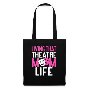 Actrice Drame Broadway Musical Theater - Sac en tissu - noir - Devant