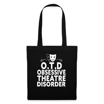 Actrice, Drame, Broadway, Comédie musicale - Sac en tissu - noir - Devant