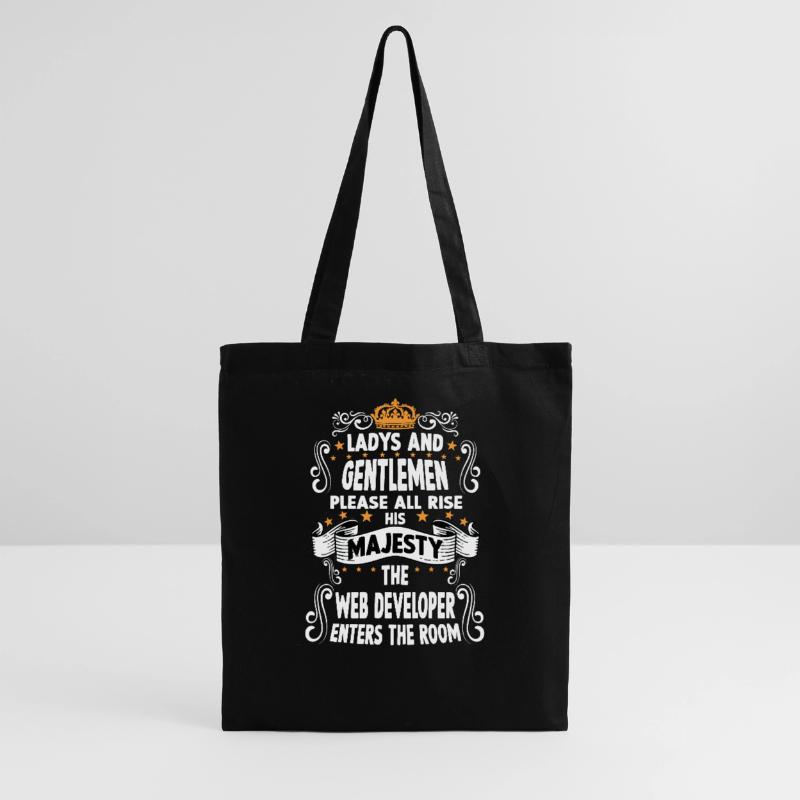 web developer T funny saying motive Webdeveloper Tote Bag
