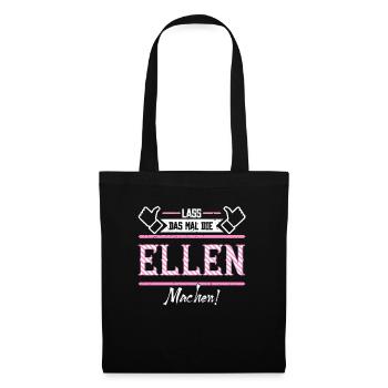 Ellen Geschenkidee Geschenk Geburtstag - Stoffbeutel - Schwarz - Vorne
