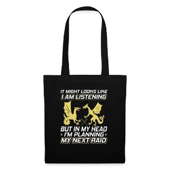 It may look like I'm - Tote Bag - black - Front