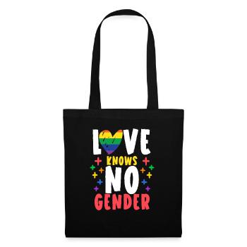 Love Knows No Gender Rainbow Pride Month - Tote Bag - black - Front