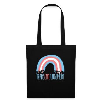 Transend Judgement LGBTQ Trans Transgender Rights - Tote Bag - black - Front