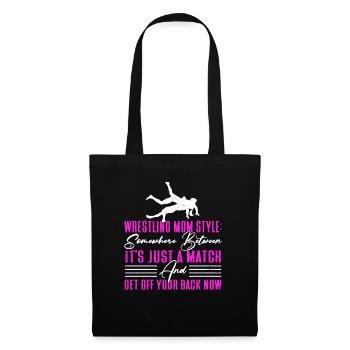 Lutte Lutte Cadeau de lutteur lutteur - Sac en tissu - noir - Devant