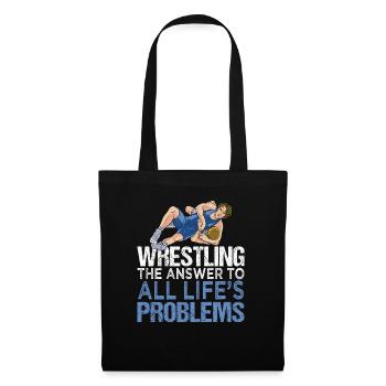Wrestling Wrestling Wrestler Wrestler Gift - Tote Bag - black - Front
