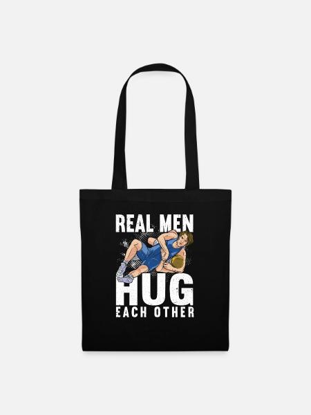 Wrestling Ringen Wrestler Ringer Geschenk - Stoffbeutel - Schwarz