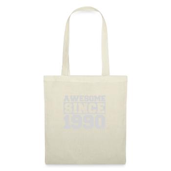 Awesome since 1990 - Tote Bag - nature - Front