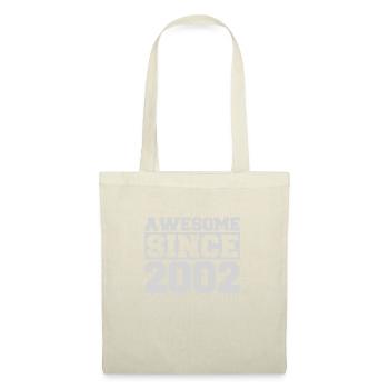 Awesome since 2002 - Tote Bag - nature - Front
