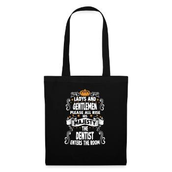 Dentist T funny saying motif dentist - Tote Bag - black - Front
