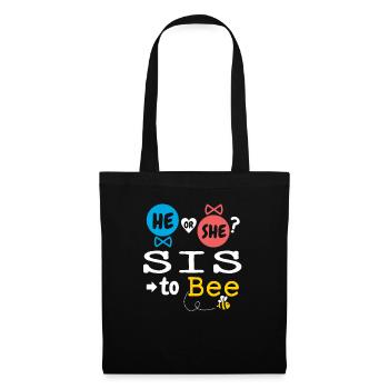 Il ou elle est à l’abeille sexe révéler bébé de la famille - Sac en tissu - noir - Devant