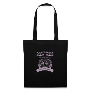 Cadeaux 44e anniversaire Vintage Brother - Sac en tissu - noir - Devant