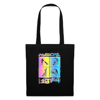 Awesome since 1974. Agility, Hundetraining - Tote Bag - black - Front
