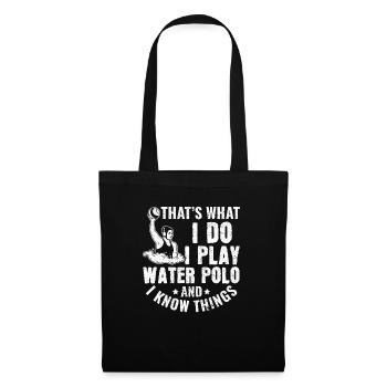 Water Polo Wasserball - Tote Bag - black - Front