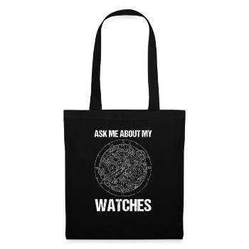 Watch Collector Watch Watchmaker - Tote Bag - black - Front