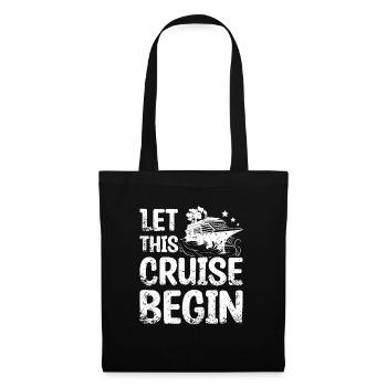 Family Couple let this cruise begin - Tote Bag - black - Front