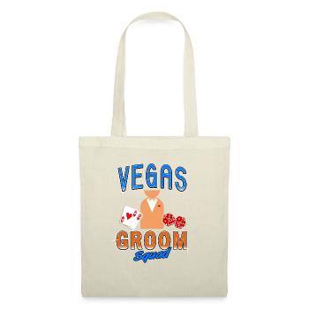 Vegas Groom Squad Retro Vegas Wedding T-Shirt - Stoffbeutel - Natur - Vorne