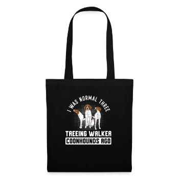 Marcheur arboricole Coonhound - Sac en tissu - noir - Devant