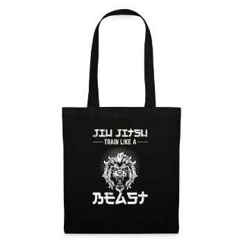 Train like a Beast Jiu Jitsu BJJ Grappling MMA Tra - Tote Bag - black - Front