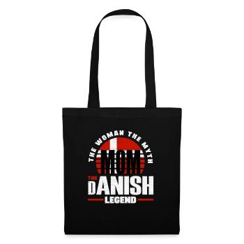Denmark Danish Denmark Flag Mother - Tote Bag - black - Front