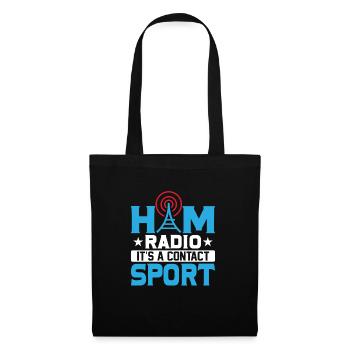 Ham Radio It's A Contact Sport Operator Amateur - Tote Bag - black - Front