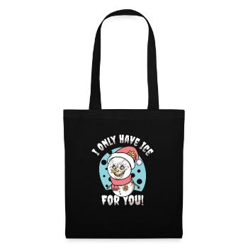 Halloween Scary Christmas Horror Fan Scary Snowman - Tote Bag - black - Front