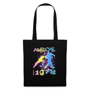 Awesome since 1978. Agility, Hundetraining - Tote Bag - black - Front