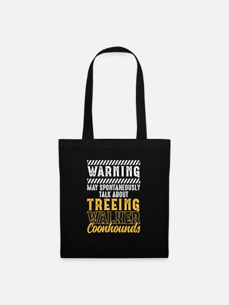 Treeing Walker Coonhound - Stoffbeutel - Schwarz