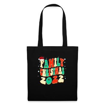 Family Christmas 2022 Vintage Classic Christmas - Tote Bag - black - Front