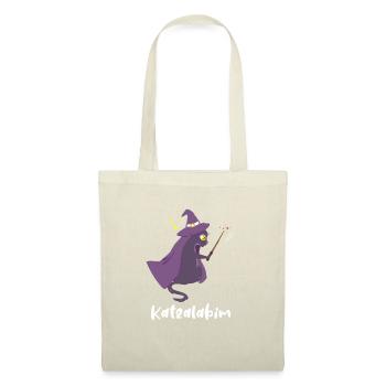 Baguette de sorcière de chat Katzalabim Sorcières d’Halloween - Sac en tissu - nature - Devant