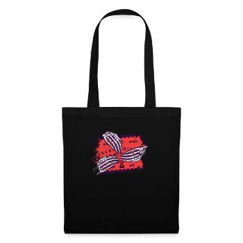 Retro Halloween Skeleton Playing Ouija Horror - Tote Bag - black - Front