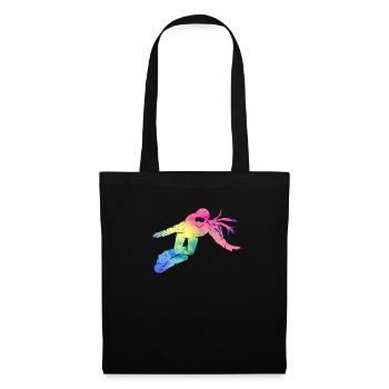 Boarder Girl Snowboarder Snowboard Ski Winter Sports - Tote Bag - black - Front