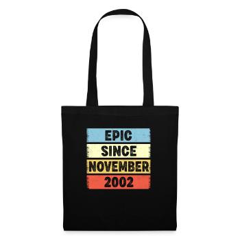 20 Years Old Epic Since November 2002 20th - Tote Bag - black - Front