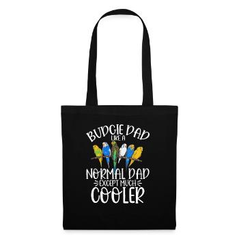 Budgerigar Parakeet Bird Pet Gift - Tote Bag - black - Front