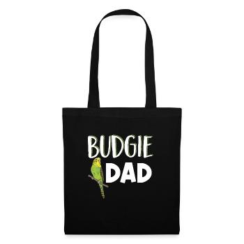 Budgerigar Parakeet Bird Pet Gift - Tote Bag - black - Front