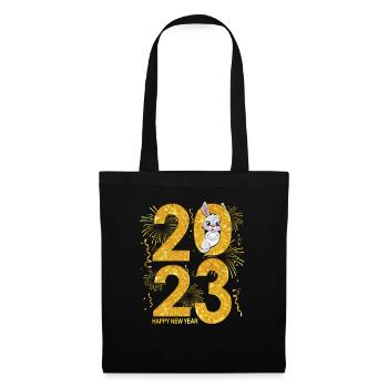 2023 Year of the Rabbit - 2023 Countdown Party Fir - Tote Bag - black - Front