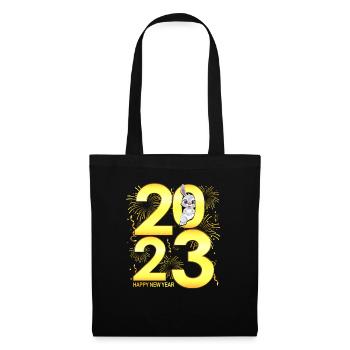 Bonne année 2023 - Femmes Hommes Nouvel An 2023 - Sac en tissu - noir - Devant