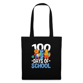 Happy 100th Day Of School Teacher Student Educator - Tote Bag - black - Front
